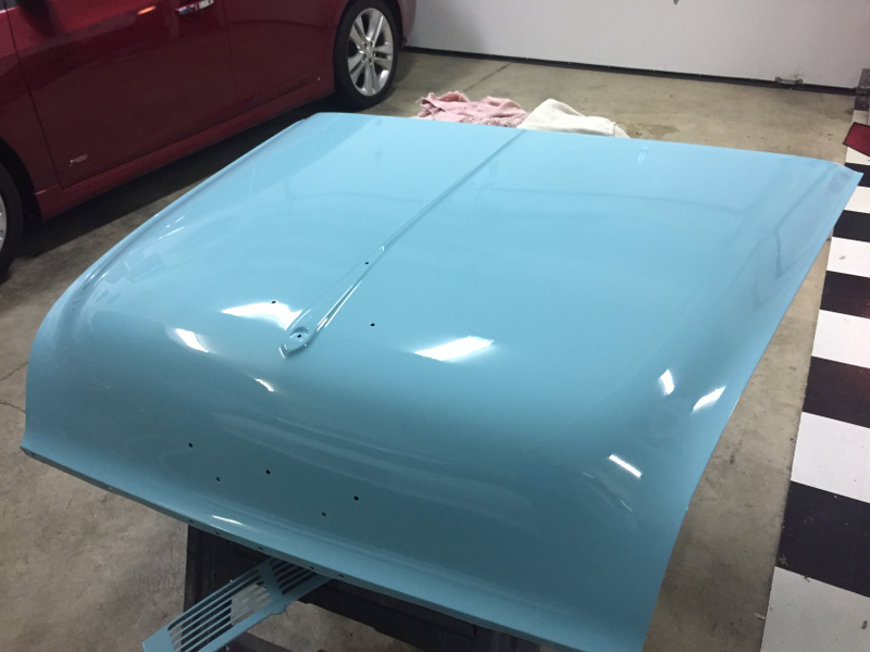 Illustration for article titled 1955 Chevy Bel Air Project Update- Body in full color!